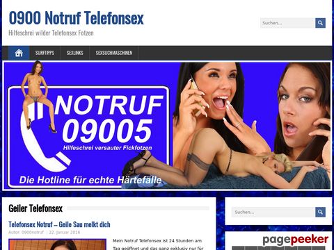 0900 Notruf Telefonsex - Hilfeschrei versauter Telefonsex Fotzen
